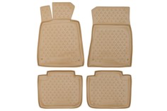 Коврики в салон LEXUS GS300 2008-, 4 шт. (полиуретан, бежевые) Element