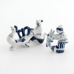 Статуэтка, Raritetus, "Герои сказок", фарфор, роспись, СССР, 1970-1990 гг. Однажды