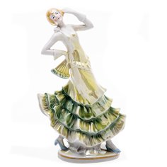 Статуэтка, Raritetus, "Танцовщица", фарфор, роспись, золочение, Германия, 1950-1980 гг. Однажды
