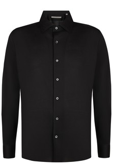 Рубашка мужская Corneliani 128423 черная 43