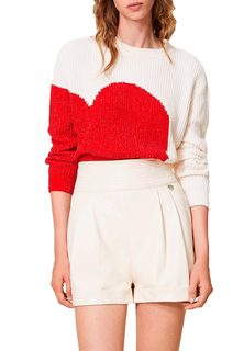 Шорты женские TWINSET 116517 белые 42 IT