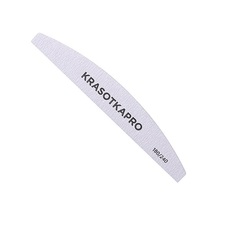 Пилка для ногтей KrasotkaPro Полумесяц, 180/240