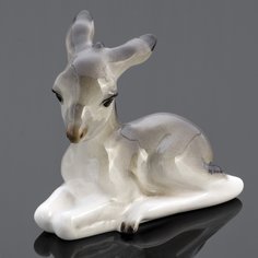Статуэтка, Raritetus, "Ослик", фарфор, роспись, ЛФЗ, СССР, 1970-1991 гг. Однажды