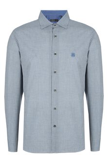Рубашка мужская Corneliani 91715 голубая 39