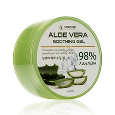 Успокаивающий гель для тела и лица Skindigm Aloe Vera soothing gel с экстрактом алоэ 300мл