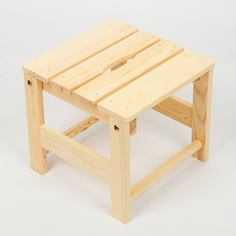 Табурет-банкетка СМУРФЕН 33x33x30см, неокрашенный, 500899 No Brand