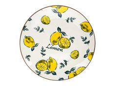 6046 FISSMAN Тарелка LIMONCELLO 26,5х26,5х2,7см (фарфор)