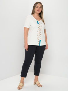 Футболка женская SAMOON by GERRY WEBER 871040-26206-9702 белая 48