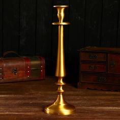 Подсвечник "Алман" алюминий 13х13х43 см No Brand