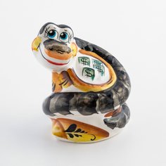 Статуэтка, Raritetus, "Змея с мешком денег", фарфор, роспись, Россия, 2010-2015 гг. Однажды