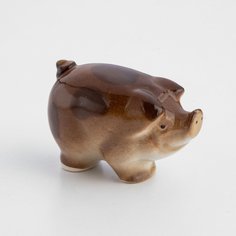 Статуэтка, Raritetus, "Поросёнок", фарфор, роспись, ЛФЗ, СССР, 1970-1991 гг. Однажды