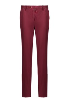 Брюки мужские ISAIA 109182 бордовые 50 IT