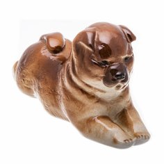 Статуэтка, Raritetus, "Чау-чау", фарфор, роспись, ЛФЗ, СССР, 1970-1991 гг. Однажды