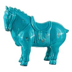 Статуэтка декоративная "Синий скакун" Decor-of-today DS0501