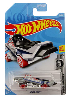 Машинка Hot Wheels коллекционная HOVER & OUT серый/красный FYD52