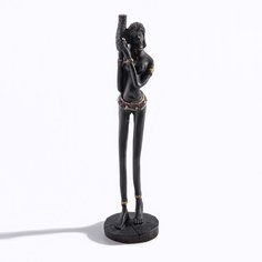 Статуэтка "Африканка с кувшином", полистоун, Китай, 1990-2010 гг. Однажды