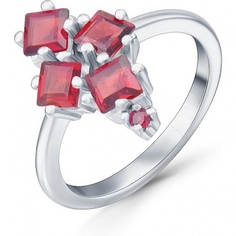 Кольцо с гранатами из серебра Silver wings 21knys1593-155 17