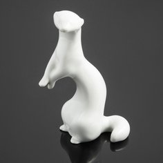 Статуэтка, Raritetus, "Ласка", фарфор, ЛФЗ, скульптор Б.Я. Воробьев, СССР, 1950-1970 гг. Однажды