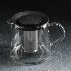 Чайник заварочный «Локи», 1 л, 17,5×13×12,5 см, цвет крышки чёрный No Brand