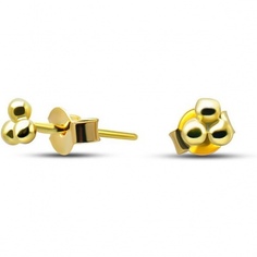 Серьги из серебра с позолотой Silver wings 0221113571gp