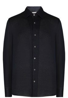 Рубашка мужская Corneliani 130474 синяя 41