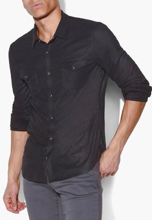 Рубашка мужская John Varvatos 107545 черная S