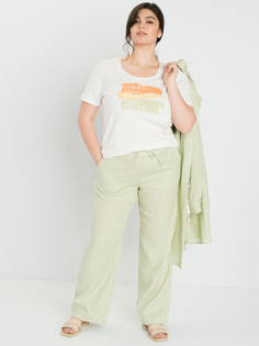 Футболка женская SAMOON by GERRY WEBER 871049-26218-9702 белая 50