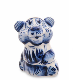 Фигурка Медведь (Гжельский фарфор) ГЛ-705 113-709083 Арт ист