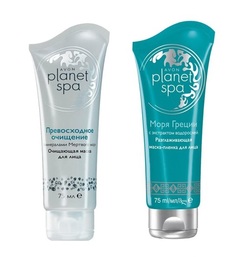 Набор масок для лица Avon SPA Превосходное очищение и Моря Греции
