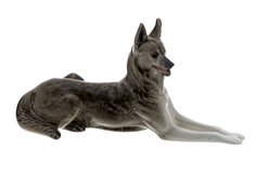Статуэтка, Raritetus, "Овчарка", фарфор, роспись, ЛФЗ, СССР, 1960-1980 гг. Однажды