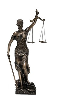 Статуэтка с бронзовым покрытием "Фемида" 46см Art Bronze