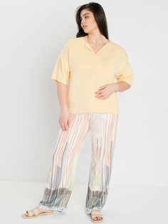 Футболка женская SAMOON by GERRY WEBER 871047-26212-4180 желтая 52