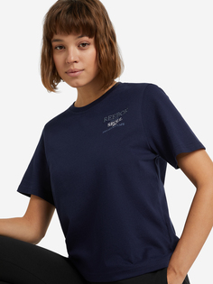 Футболка женская Reebok Classics Graphic, Синий, размер 40