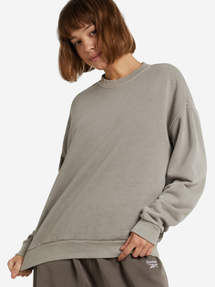 Свитшот женский Reebok Classics Natural Dye Small Logo, Серый, размер 44