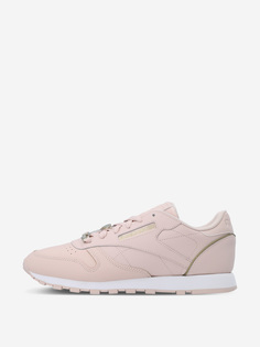 Кроссовки женские Reebok Classic Leather, Оранжевый, размер 38.5