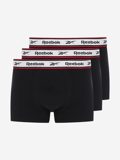 Трусы мужские Reebok Barlow, 3 штуки, Черный, размер 54