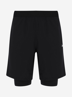 Шорты мужские Reebok Epic Two-In-One, Черный, размер 54