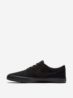Кеды мужские Nike SB Portmore II Solarsoft, Черный, размер 45