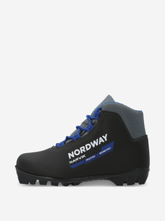 Ботинки для беговых лыж детские Nordway Narvik NNN, Черный, размер 36