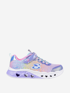 Кроссовки для девочек Skechers Flutter Heart Lights, Мультицвет, размер 28.5