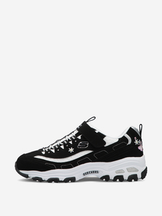Кроссовки для девочек Skechers DLites, Черный, размер 30
