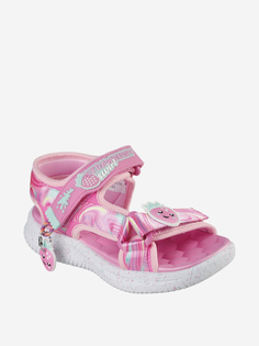 Сандалии для девочек Skechers Jumpsters Sandal, Розовый, размер 30