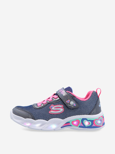 Кроссовки для девочек Skechers Sweetheart Lights, Синий, размер 31