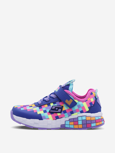 Кроссовки для девочек Skechers Power Pixels, Фиолетовый, размер 36.5