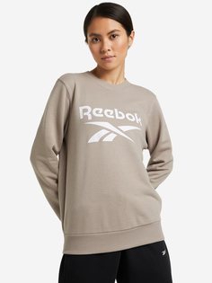 Свитшот женский Reebok Identity Logo, Серый, размер 52