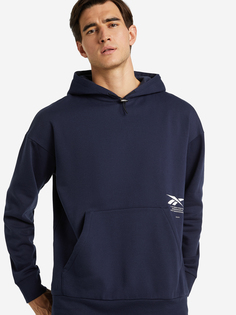 Худи мужская Reebok Thermowarm+Graphene, Синий, размер 50