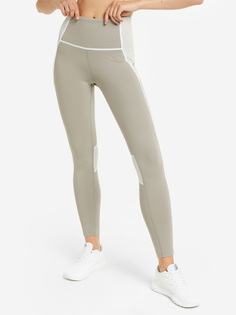 Легинсы женские Reebok Lux High-Waisted Colorblock, Серый, размер 40