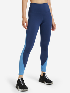 Легинсы женские Reebok Workout Ready, Синий, размер 44