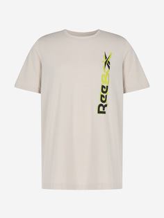 Футболка мужская Reebok Myt Graphic, Бежевый, размер 54