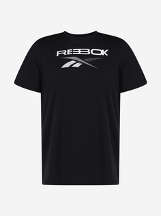 Футболка мужская Reebok Activchill Graphic Move, Черный, размер 46